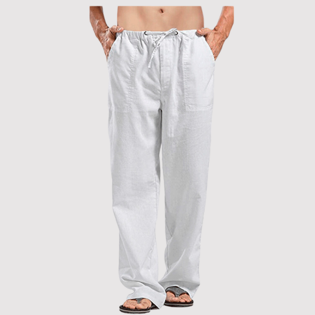 Oliver | Pantaloni in Cotone e Lino uomo