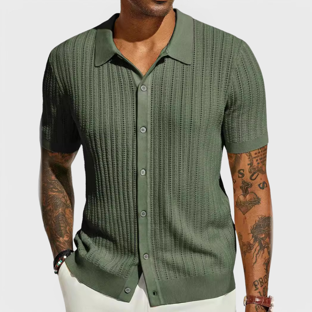 Lorenzo | Camicia a maglia da uomo