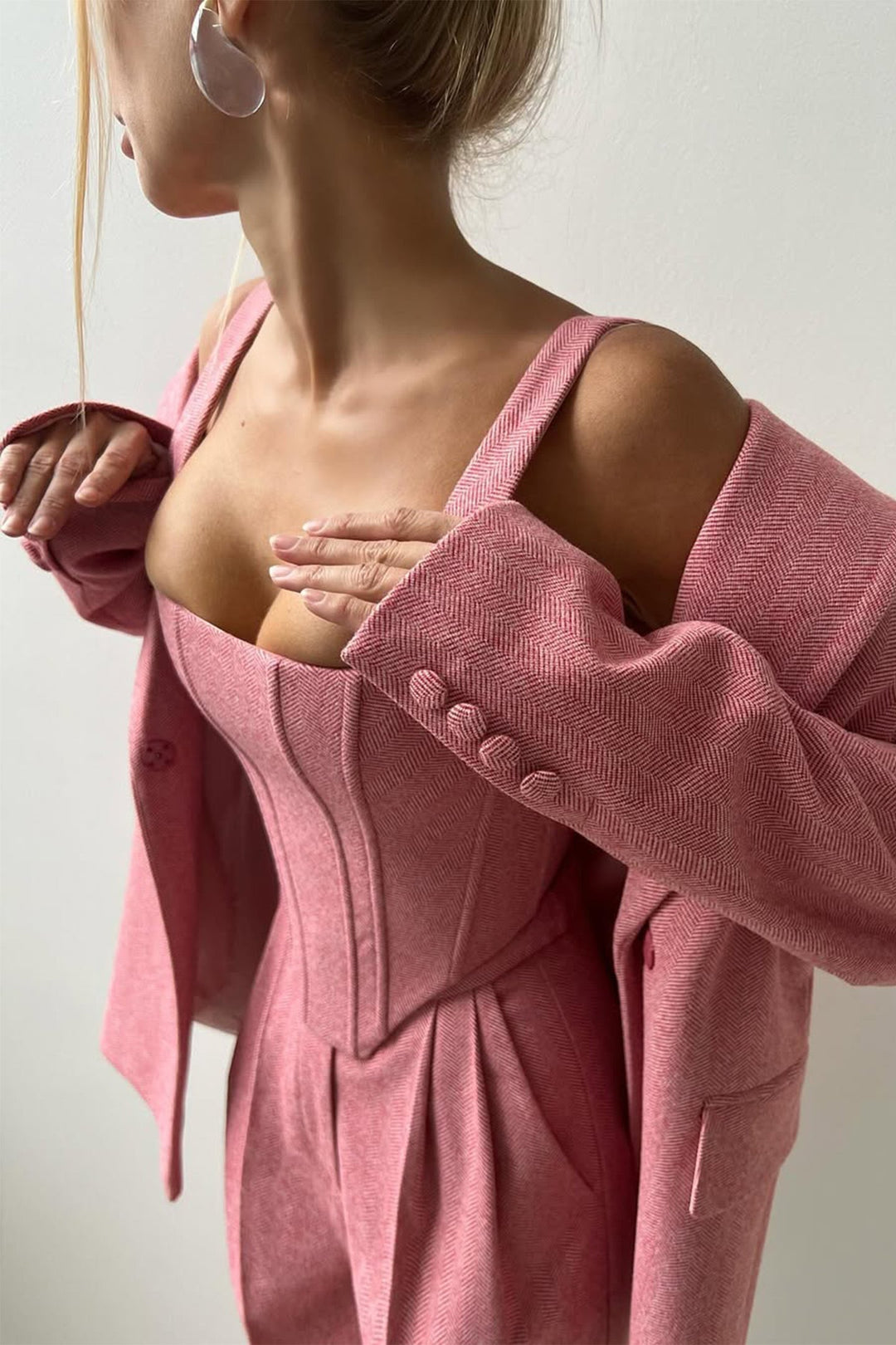 DALILA | COMPLETO TRE PEZZI CON BLAZER DOPPIOPETTO