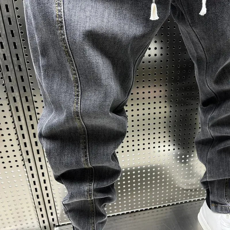 FAUSTO | PANTALONI JOGGER IN DENIM PREMIUM