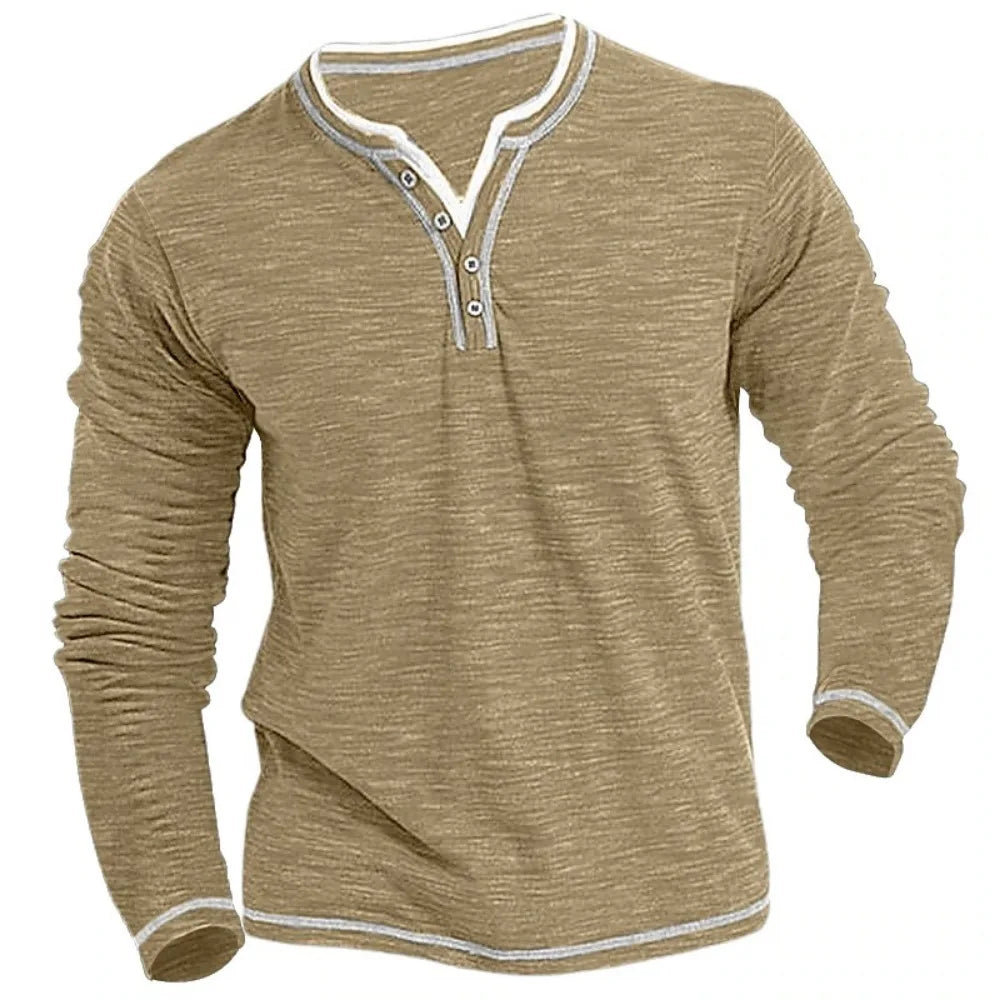 DENNIS | MAGLIA PREMIUM CON SCOLLO A V E MANICHE LUNGHE