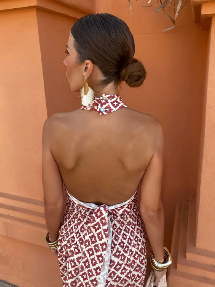 Marcella | Abito Midi Donna Chic con Spalle Scoperte