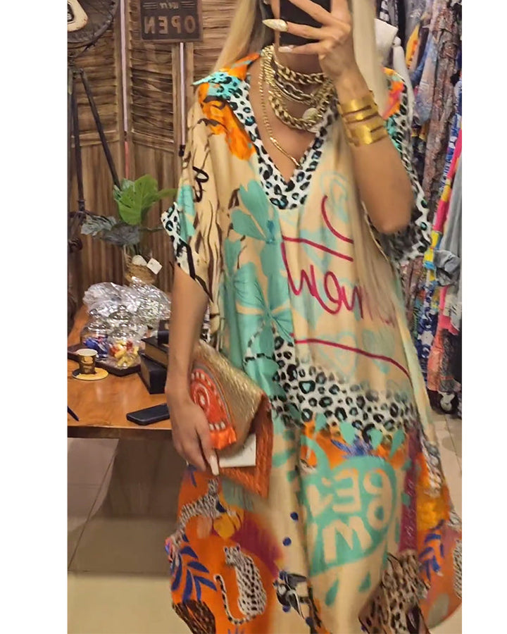 MAURA | ABITO CASUAL CON SCOLLO A V