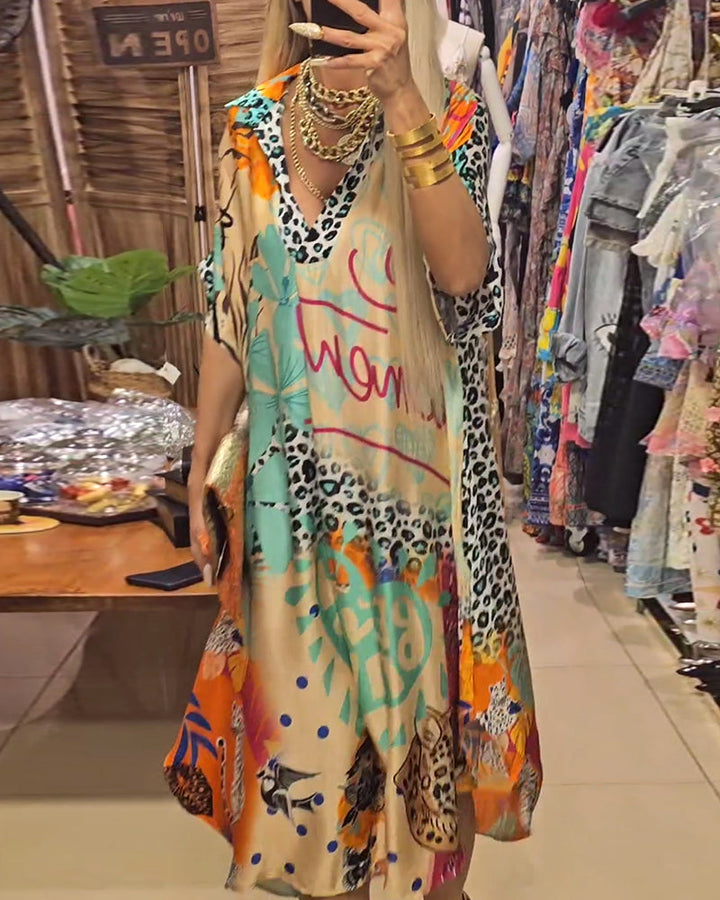 MAURA | ABITO CASUAL CON SCOLLO A V