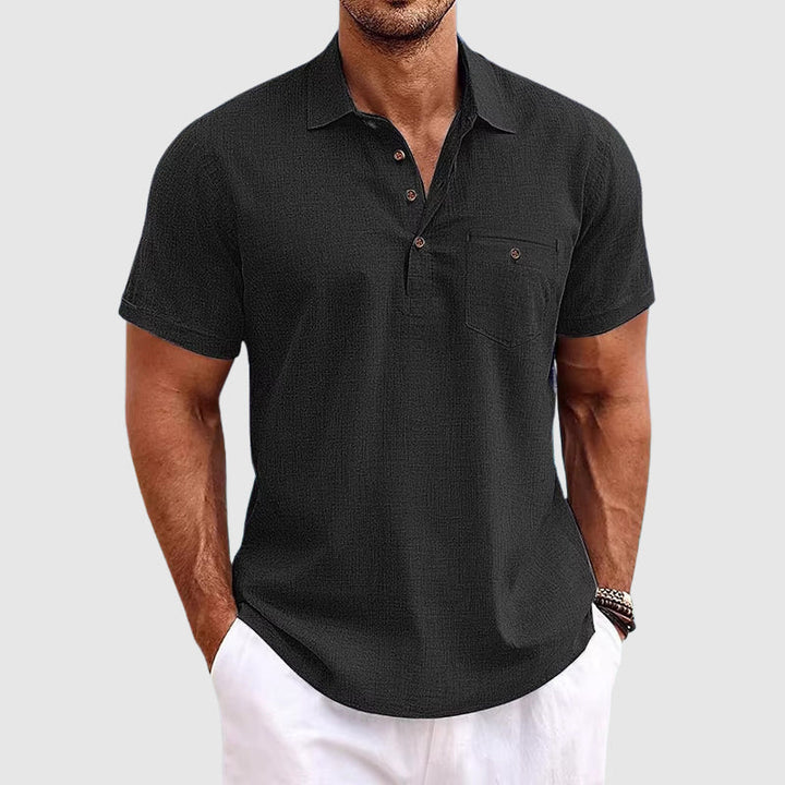 Kevin | Polo in lino artigianale