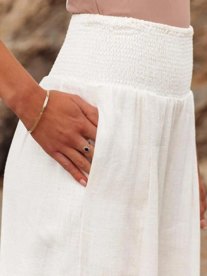 Lara | Pantaloni da spiaggia larghi con gambe ampie