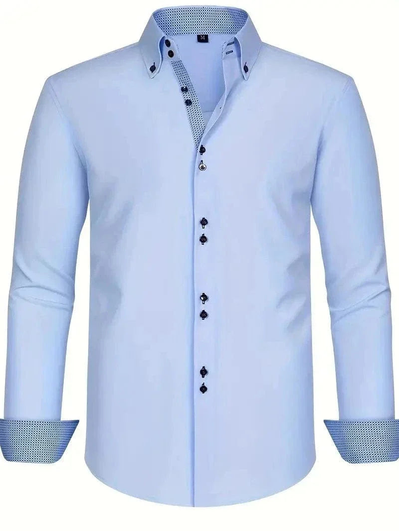 Ferruccio | Camicia in Cotone Bicolore