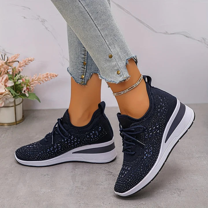 Tatiana | Scarpe ortopediche con strass scintillanti