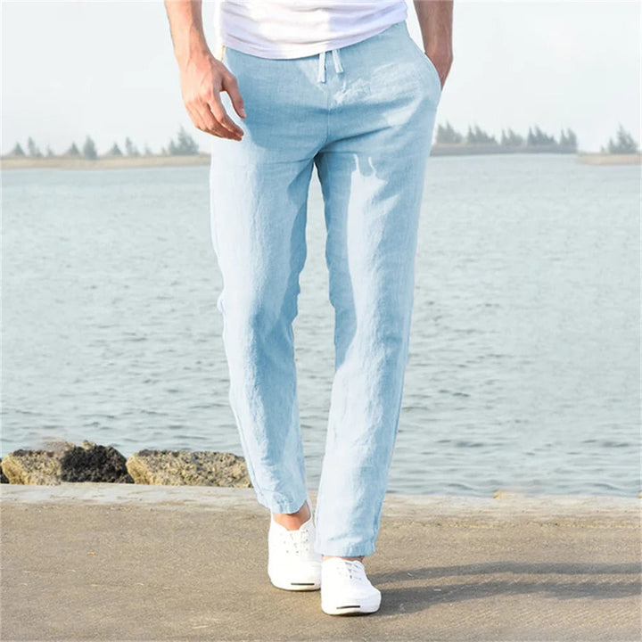 Albino | Pantaloni estivi leggeri da uomo in lino