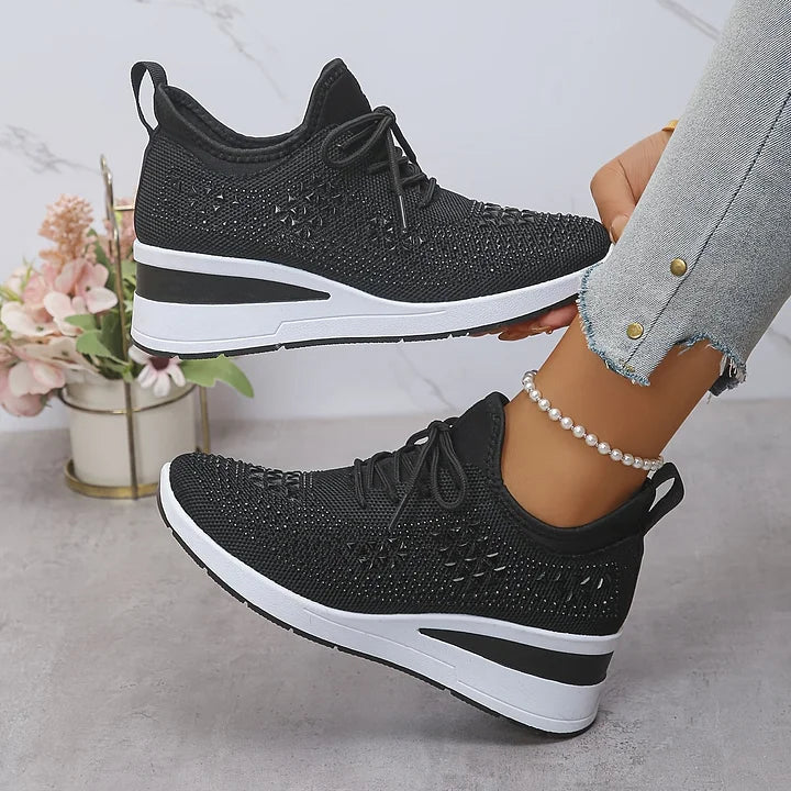 Tatiana | Scarpe ortopediche con strass scintillanti
