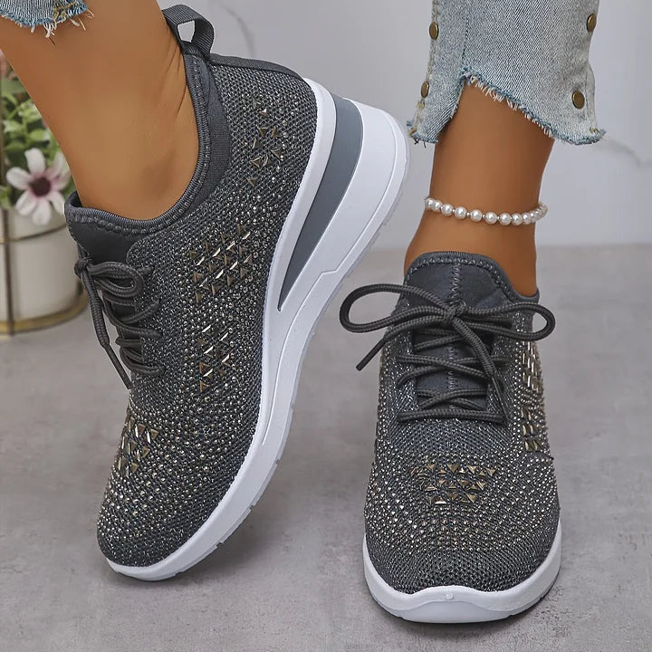 Tatiana | Scarpe ortopediche con strass scintillanti
