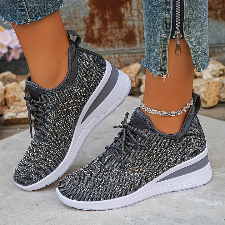 Tatiana | Scarpe ortopediche con strass scintillanti