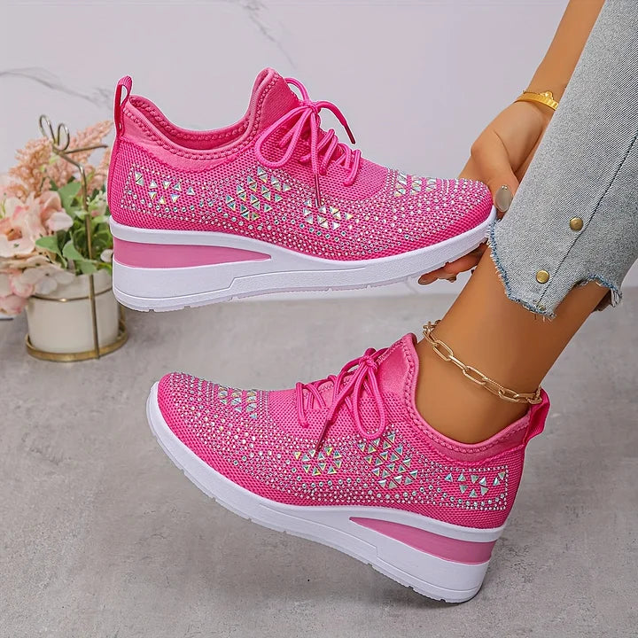 Tatiana | Scarpe ortopediche con strass scintillanti