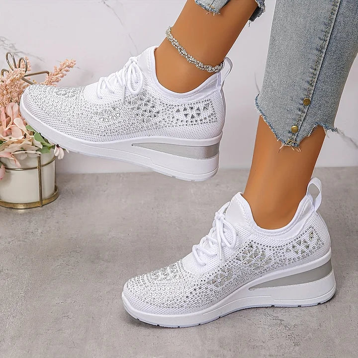 Tatiana | Scarpe ortopediche con strass scintillanti