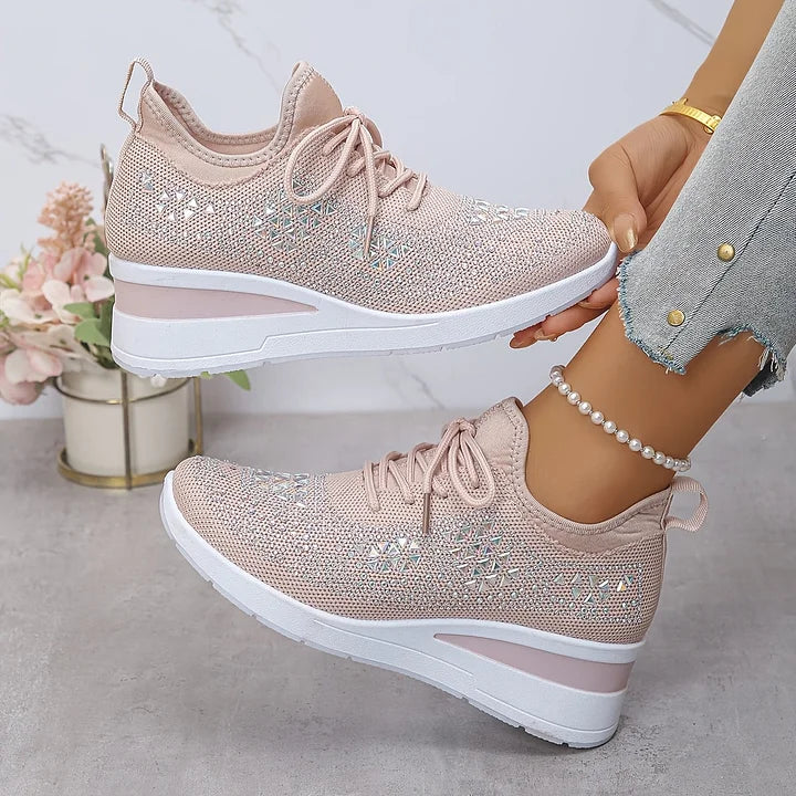 Tatiana | Scarpe ortopediche con strass scintillanti