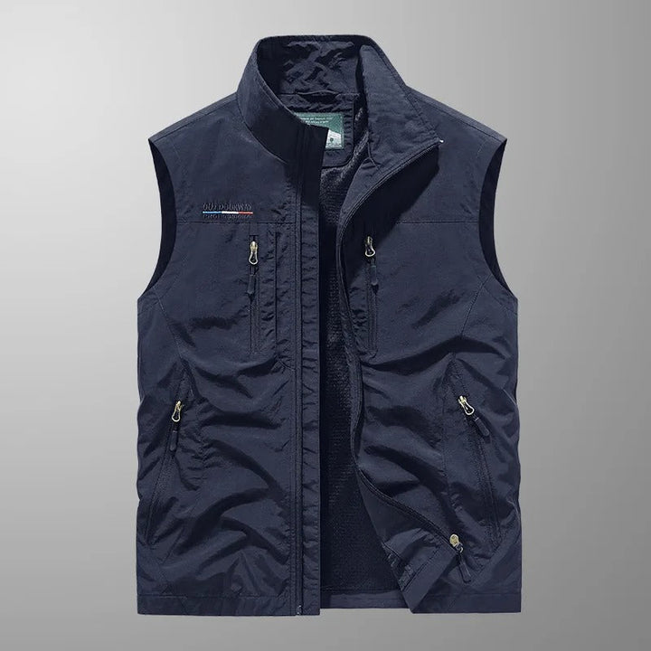 Carlo | Gilet Cargo Traspirante con Diverse Tasche