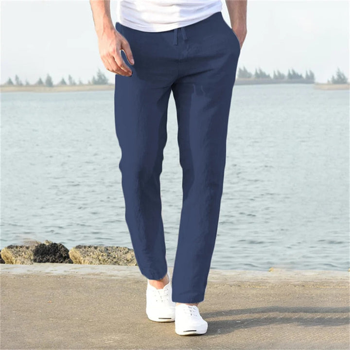 Albino | Pantaloni estivi leggeri da uomo in lino