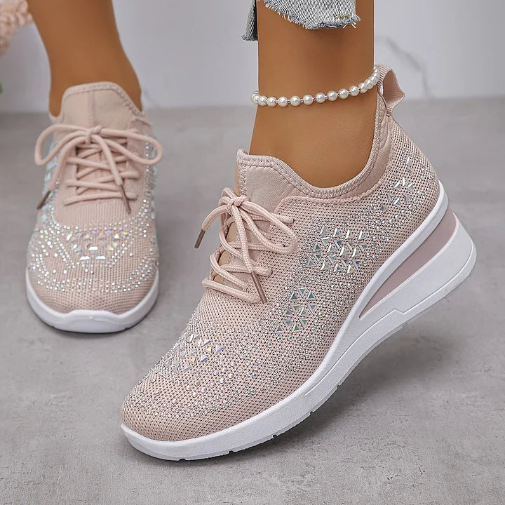Tatiana | Scarpe ortopediche con strass scintillanti
