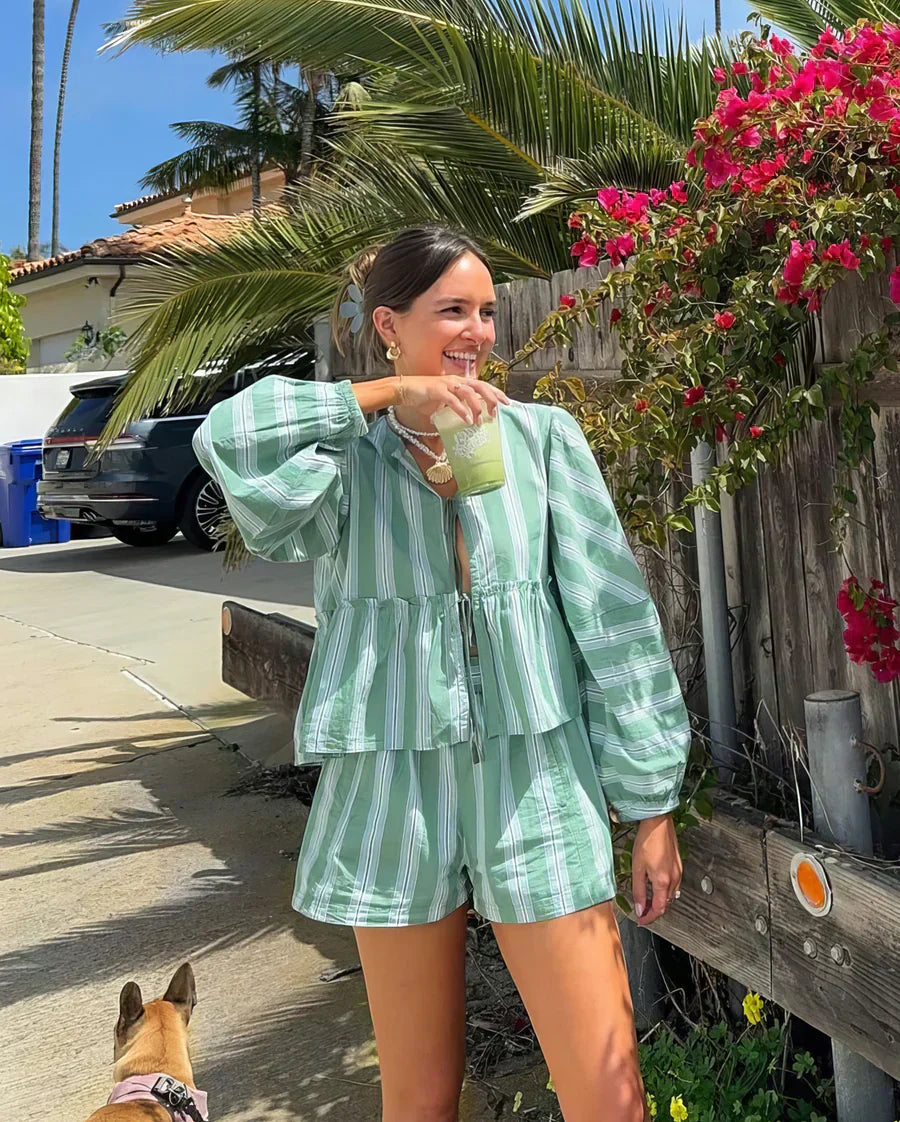 Alina | Completo Rayé d’Été