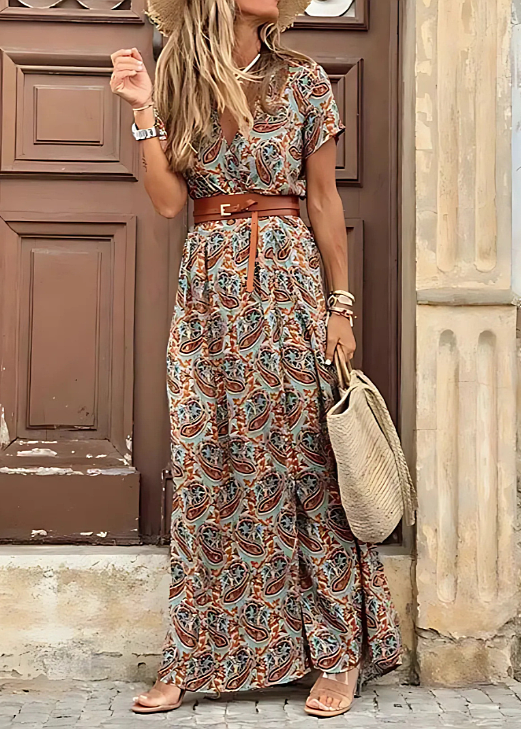 Claudia | Abito Maxi Bohémien Elegante