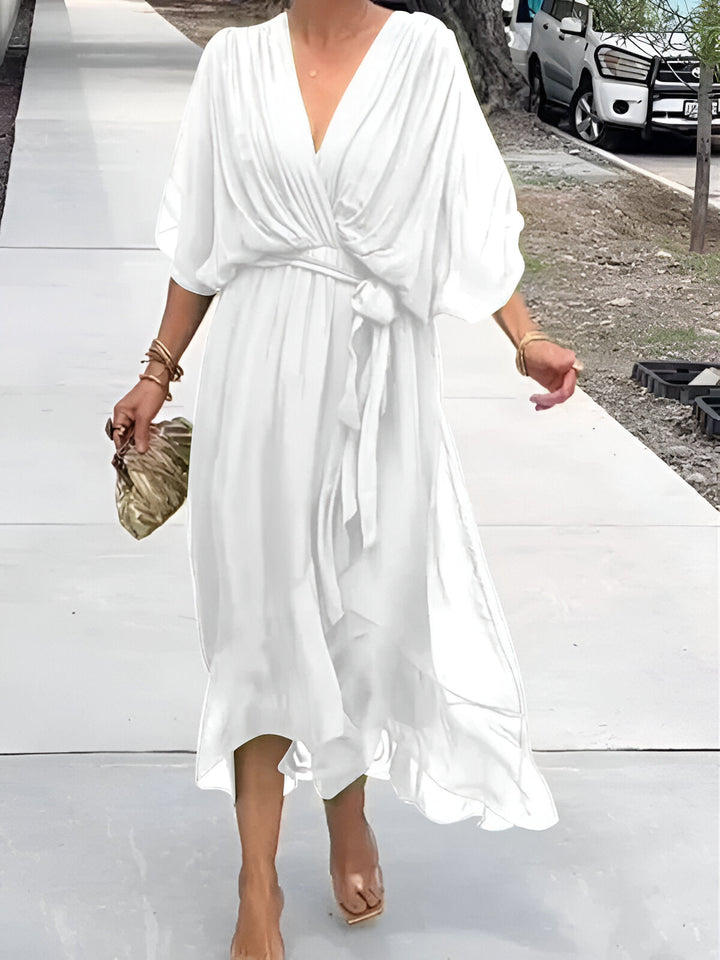Antonia | Abito in Chiffon con scollo a V