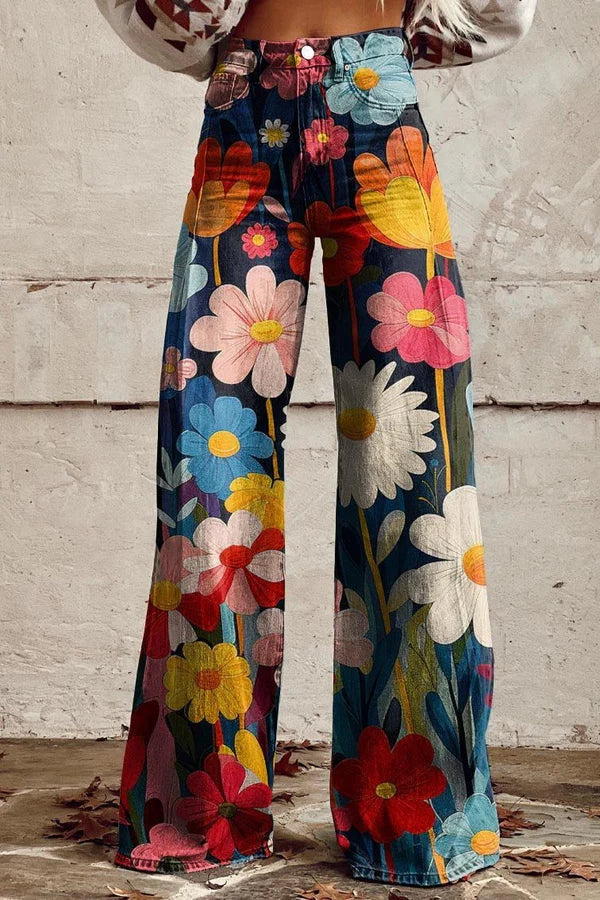 CLIZIA™ | PANTALONI BOHO VINTAGE DI QUALITA' PREMIUM