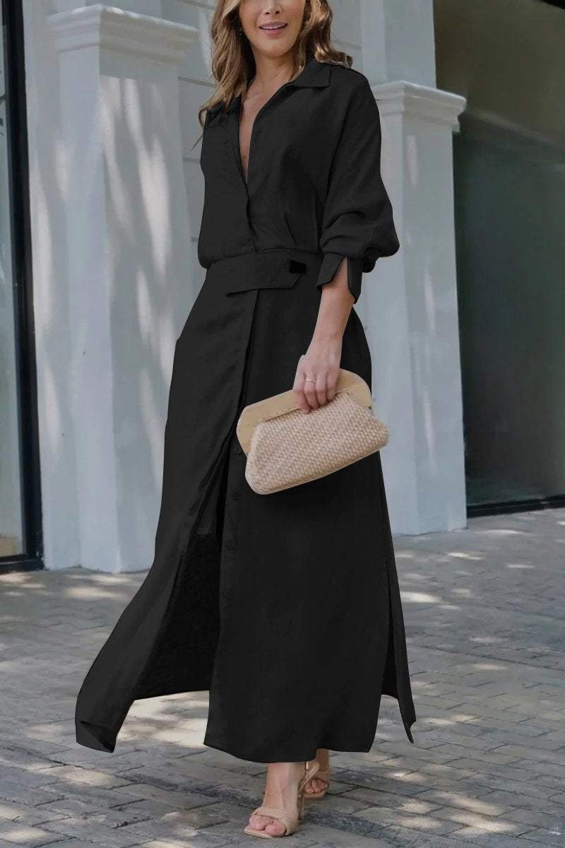 Vilma | Maxi abito con scollatura a V