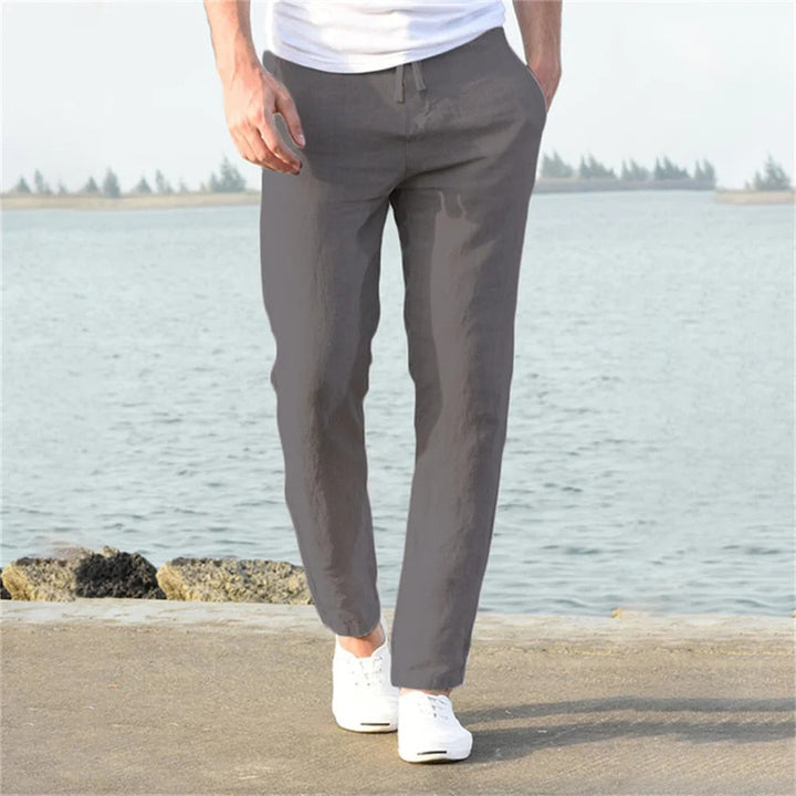 Albino | Pantaloni estivi leggeri da uomo in lino