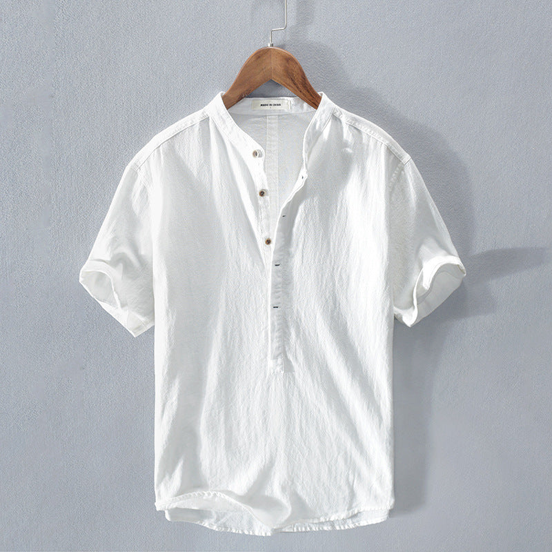 Ernesto | Camicia estiva in misto lino per leggerezza e comfort