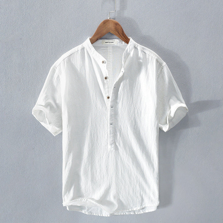 Ernesto | Camicia estiva in misto lino per leggerezza e comfort