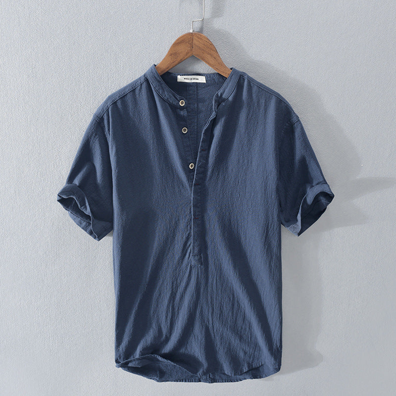 Ernesto | Camicia estiva in misto lino per leggerezza e comfort