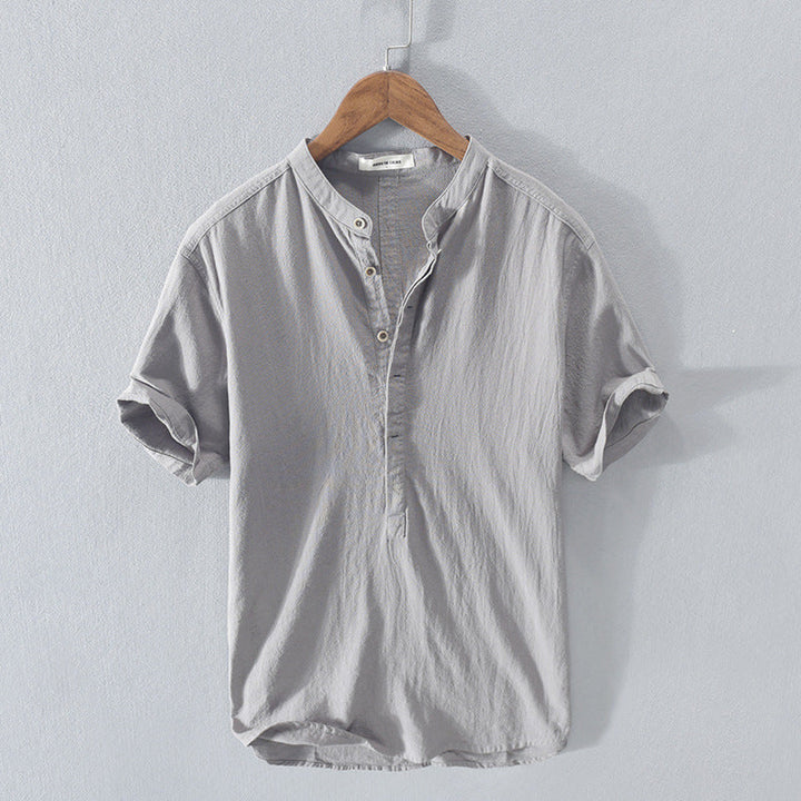 Ernesto | Camicia estiva in misto lino per leggerezza e comfort