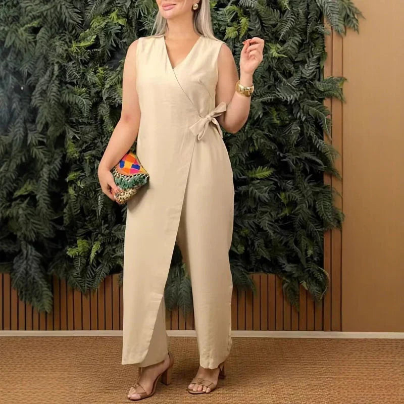 Ersilia | Tutina elegante con scollo a V