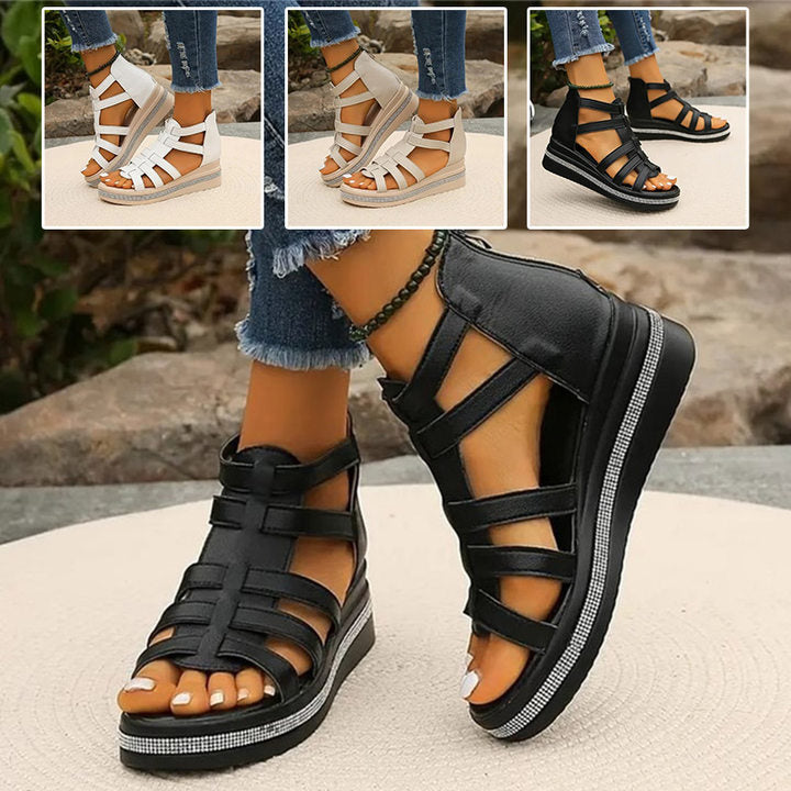 COSIMA | SANDALI ELEGANTI CON STRASS COMODI