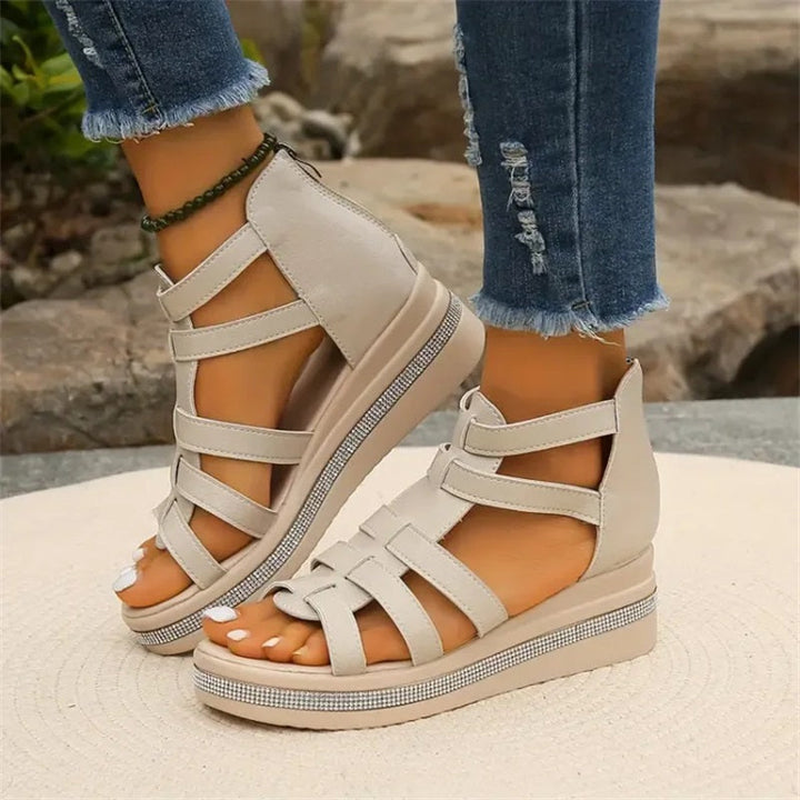 COSIMA | SANDALI ELEGANTI CON STRASS COMODI
