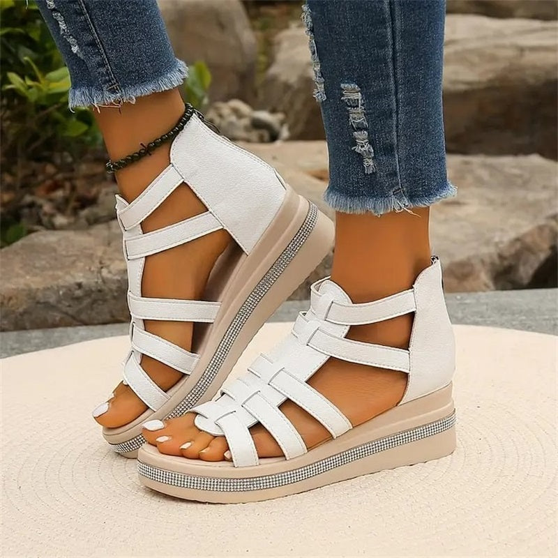 COSIMA | SANDALI ELEGANTI CON STRASS COMODI