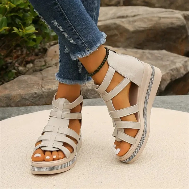 COSIMA | SANDALI ELEGANTI CON STRASS COMODI