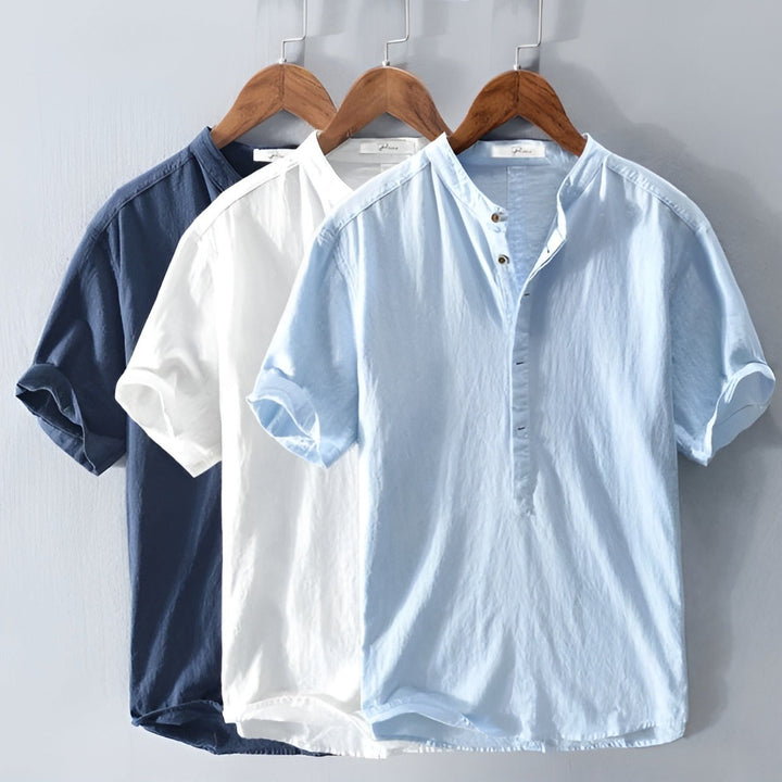 Ernesto | Camicia estiva in misto lino per leggerezza e comfort